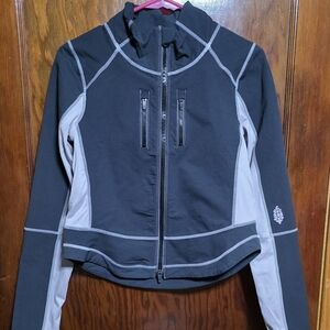 Free People Movement Women's Black and Gray Jacket NWT Size S